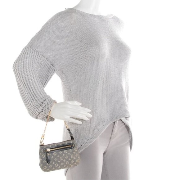 Louis Vuitton Vintage Monogram Idylle Encre Canvas Mini Pouchette - Picture 3 of 9